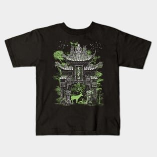 Chinese temple gate Kids T-Shirt